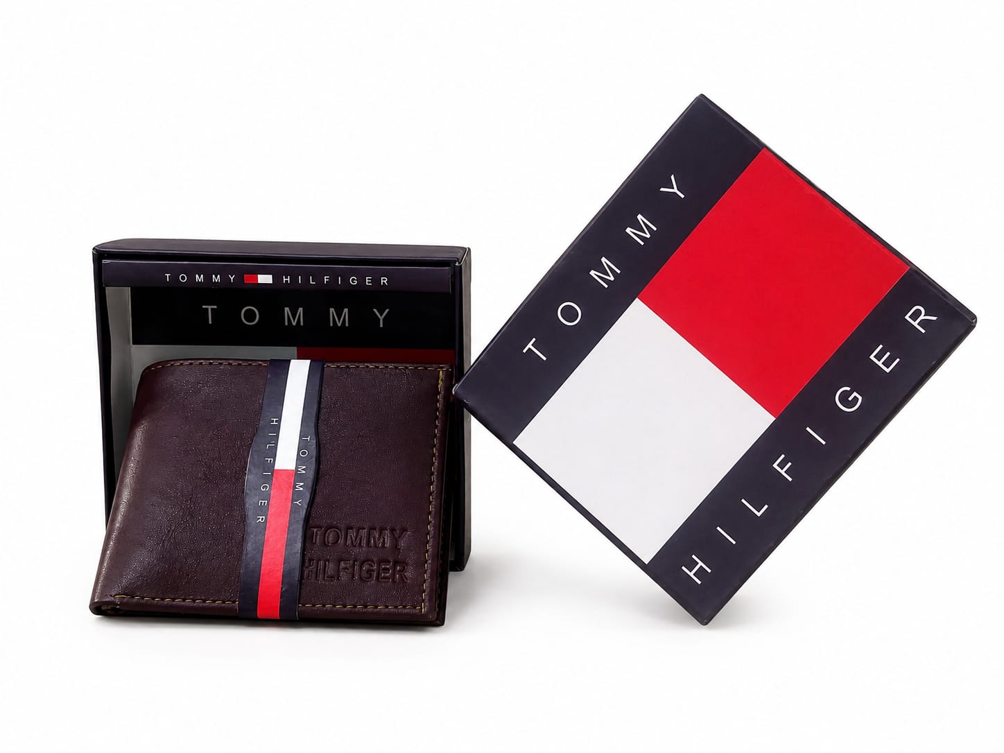 Premium Genuine Leather Men's Bi-Fold Wallet – Brown
